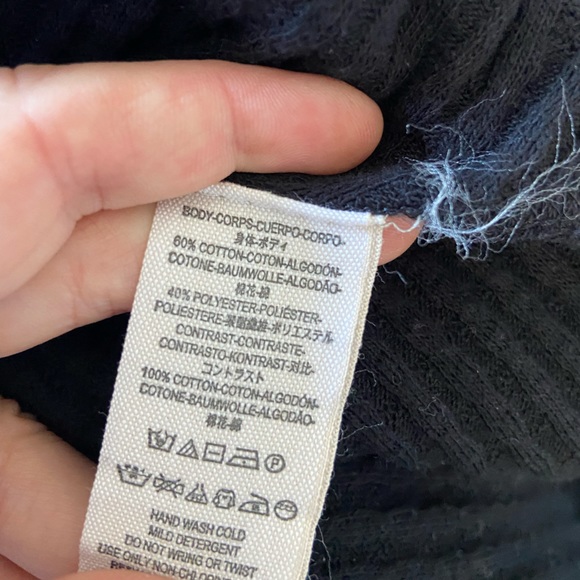 Free People Snow Day Mock Neck Thermal Top in Black Size Small - Picture 8 of 8